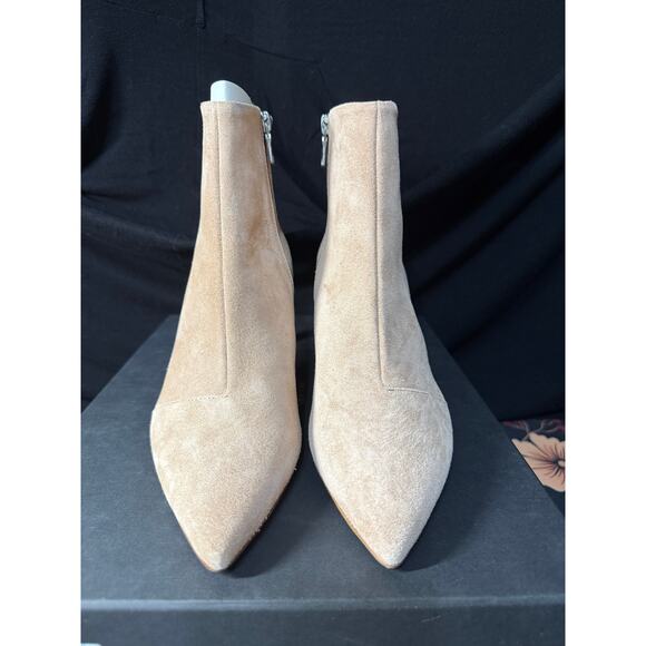 $525 MSRP - Rag & Bone Beha Nude Suede Bootie - Sz 7.5 - NWB - Picture 2 of 9